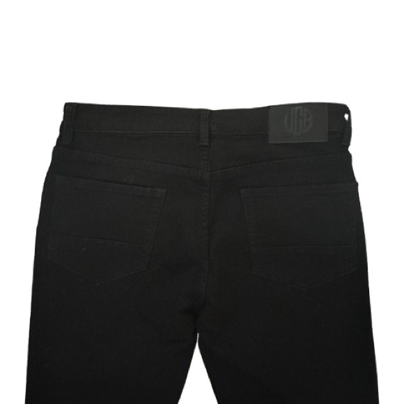 NWOT Vintage Genes Black Men's Jeans W32 L30 Skinny Fit Stretchy Everyday Pants - Picture 5 of 14